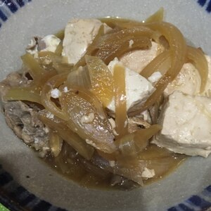 すき焼き風肉豆腐